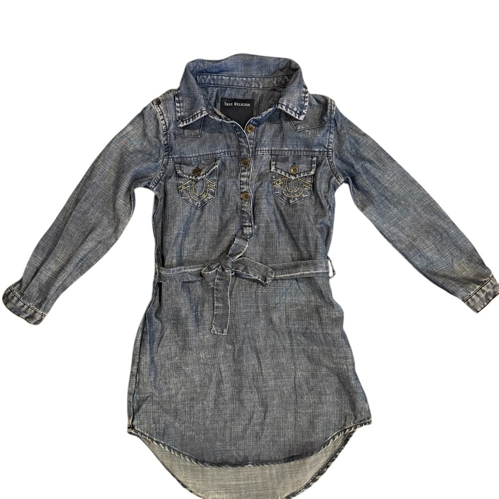 True Religion Blue Denim Kids Dress